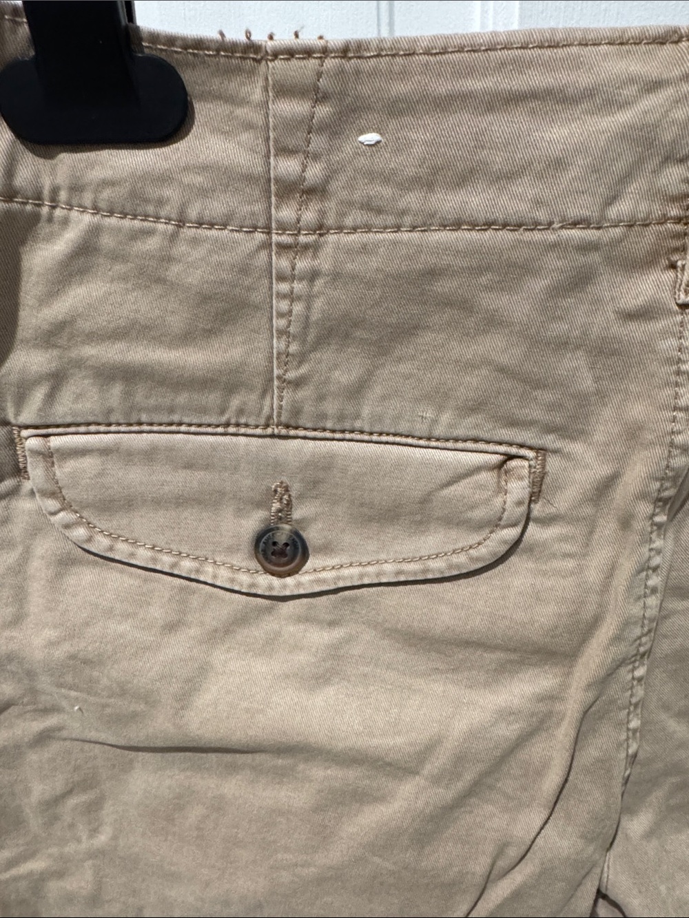 American Eagle Outfitters Men's Tan Flat Front Shorts - Picture 3 of 8